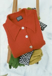 Gefilzte Jacke mit Kragen